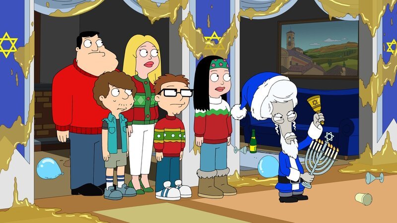 L-R: Stan, Snot, Francine, Steve, Hayley, Roger – Bild: Fox and its related entities