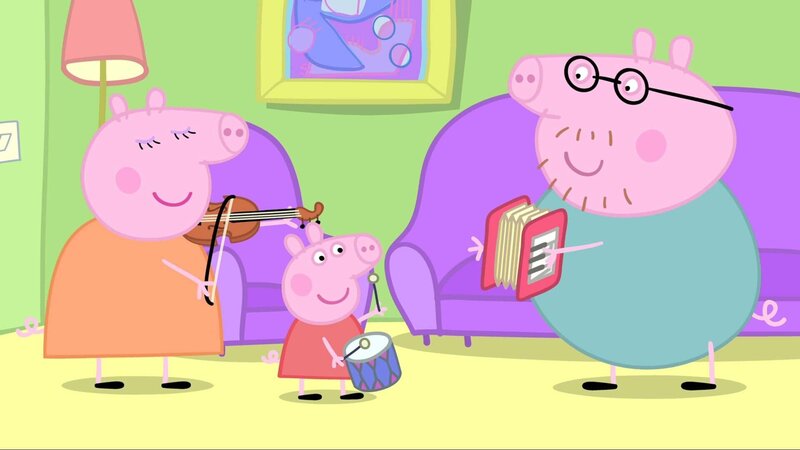 v.li.: Mummy Pig, Peppa Pig, Daddy Pig – Bild: Paramount