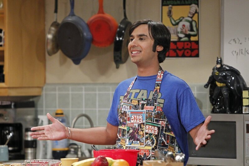 Freut sich auf den bevorstehenden Star Wars-Tag: Raj (Kunal Nayyar) … – Bild: Warner Brothers