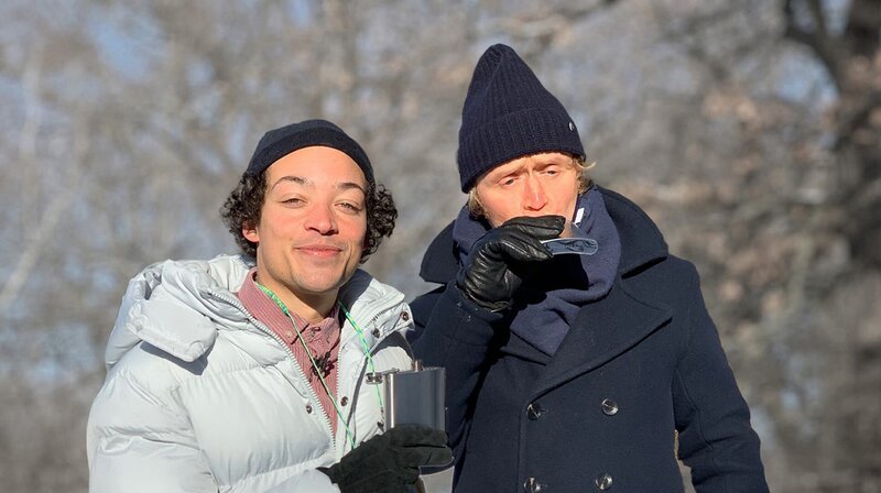 Pierre M. Krause (re.) und Aurel Mertz – Bild: SWR/​dibido