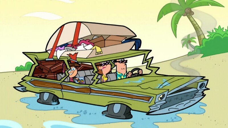 L-R: Timmy, Mrs. Turner, Mr. Turner – Bild: Paramount