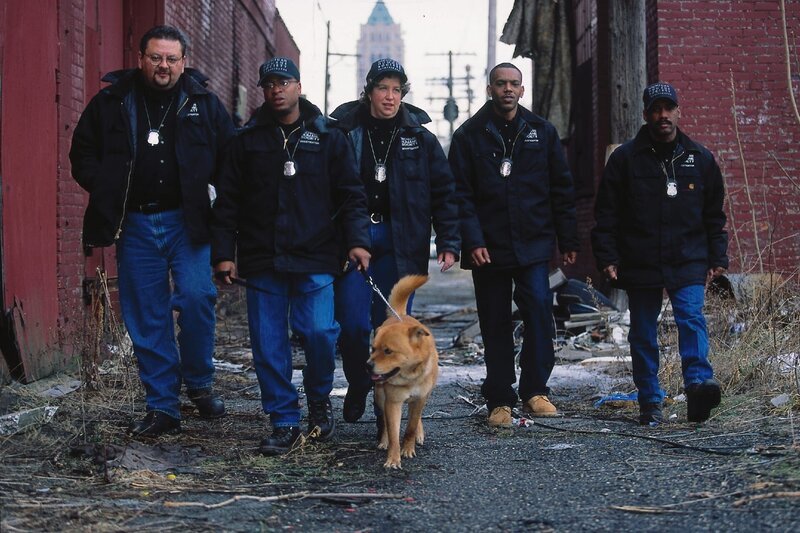 Mark Ramos, Debby MacDonald and their colleagues on the rescue operations in the „Motor City“. – Bild: Animal Planet