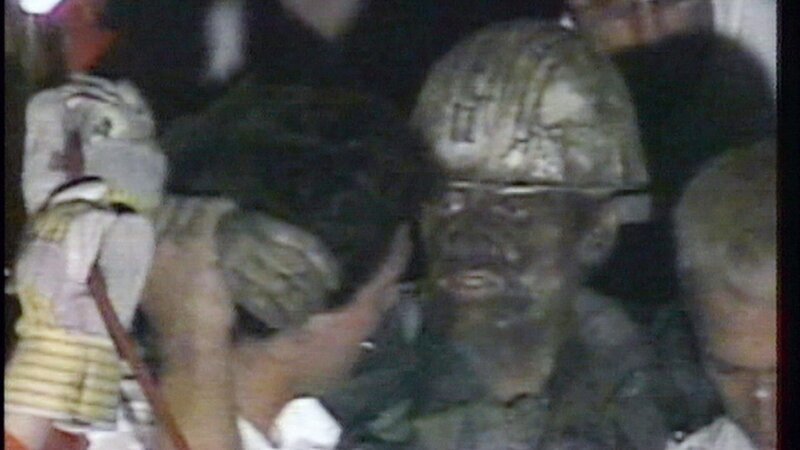 Georg Hainzl wurde neun Tage nach dem Einsturz lebend geborgen. – Bild: ORF Georg Hainzl wurde neun Tage nach dem Einsturz lebend geborgen. – Bild: ORF