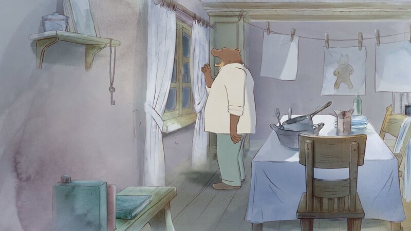 Ernest gähnt, bald fängt der Winterschlaf der Bären an. – Bild: ZDF /​ OLIVARI /​ MELUSINE PRODUCTIONS /​ SO-NORD /​ RTBF