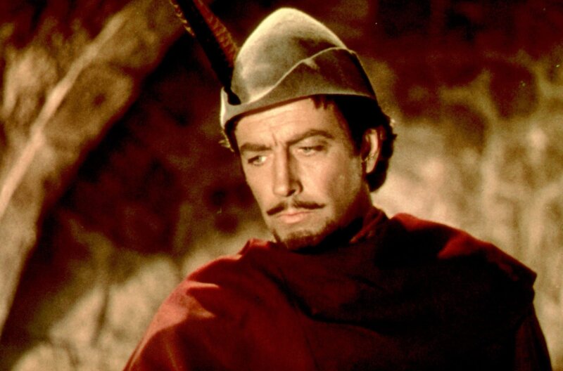 Ivanhoe, der schwarze Ritter – Bild: Warner Bros. International Television /​ Ritter Ivanhoe (Robert Taylor) hat eine Mission: Er sucht König Richard Löwenherz, der plötzlich verschwunden ist.