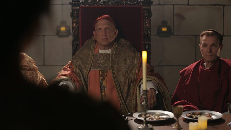 Pope Alexander and his bishop speaking to a prostitute. – Bild: Discovery Communications