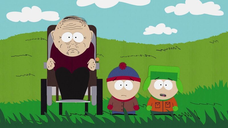 L-R: Marvin „Grandpa“ Marsh, Stan, Kyle – Bild: ViacomCBS