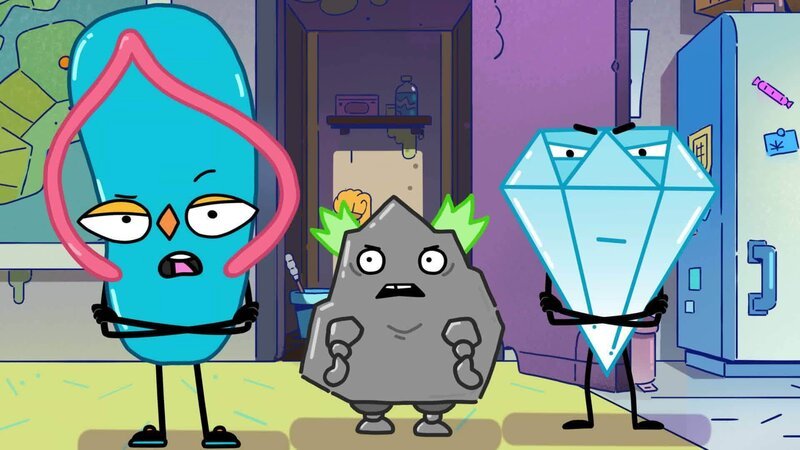 v.li.: Flip Flop, Rocky, Diamondo – Bild: Nicktoons