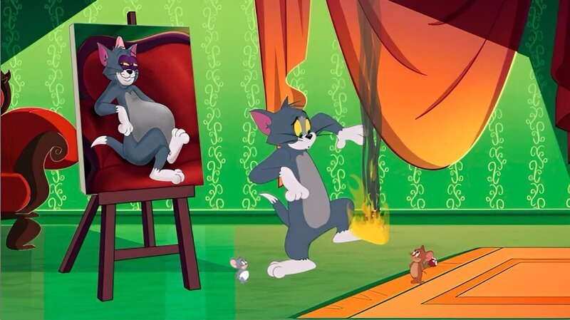 v.li.: Tuffy, Tom, Jerry – Bild: 2017 Warner Brothers