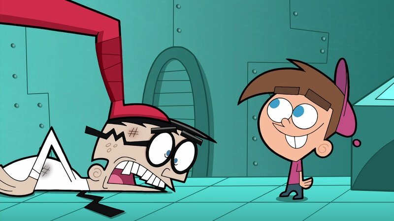 L-R: Mr. Crocker, Timmy – Bild: ViacomCBS