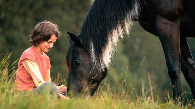 Ari (Luna Paiano) ist neu auf Kaltenbach und fühlt sich sofort zum traumatisierten Hengst Ostwind hingezogen. – Bild: HR/Constantin Film Verleih GmbH/SamFilm GmbH Ari (Luna Paiano) ist neu auf Kaltenbach und fühlt sich sofort zum traumatisierten Hengst Ostwind hingezogen. – Bild: HR/Constantin Film Verleih GmbH/SamFilm GmbH
