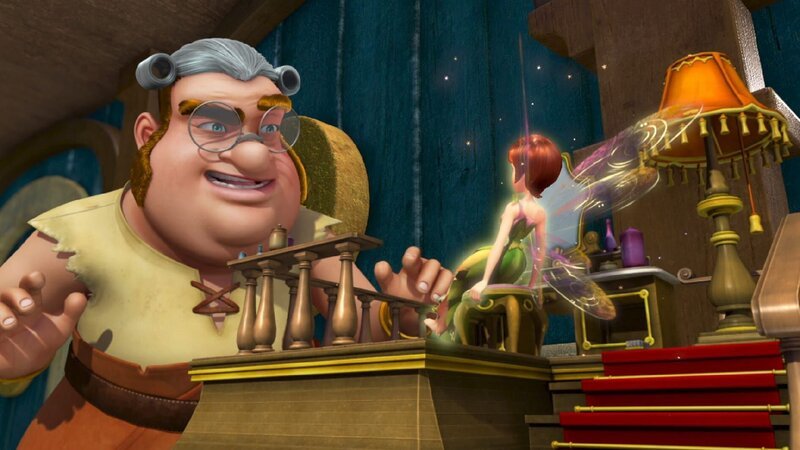 Smee hat eine Begegnung mit der Elfe Tinker Bell. – Bild: ZDF/​method Film/​DQ Entertainment