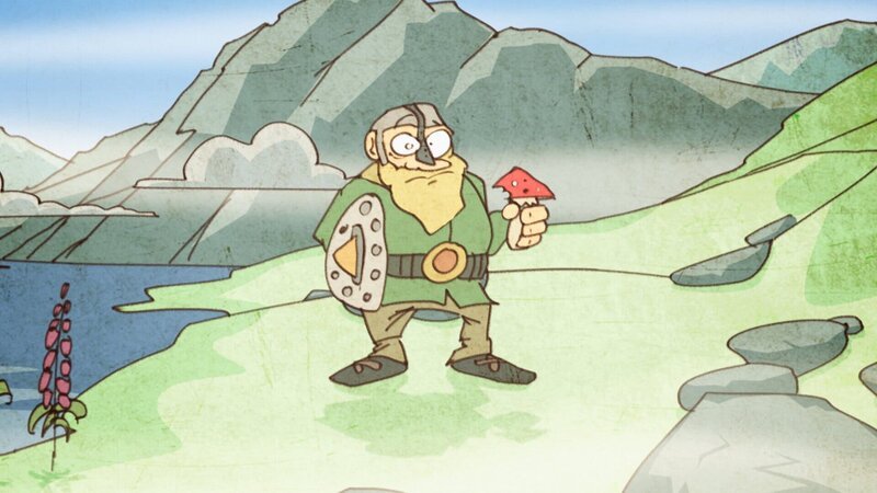 Die Wikinger sind bis heute berühmt und berüchtigt: Wilde Kerle sollen sie gewesen sein, trinkfreudig und unerschrockene Krieger. Den Elitetrupp der Wikinger nannte man Berserker. Eine Theorie besagt, dass sie Fliegenpilze verzehrt haben sollen, um in eine Art Rausch zu geraten. Eigentlich lösen Fliegenpilze aber Brechreiz aus, also waren vielleicht andere Pflanzen im Spiel? Ein Pilz im Getreide etwa soll Halluzinationen hervorrufen. – Bild: ZDF und Torbjörn Karvang./​Torbjörn Karvang