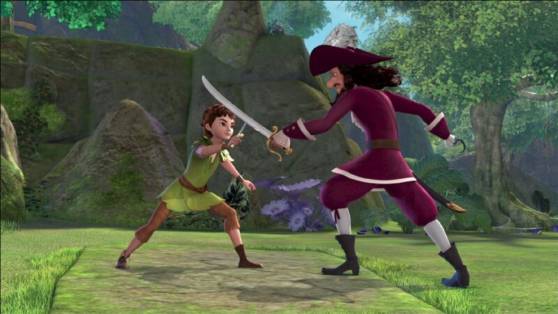 Peter Pan und Captain Hook kämpfen gegeneinander. – Bild: ZDF/​method Film/​DQ Entertainment