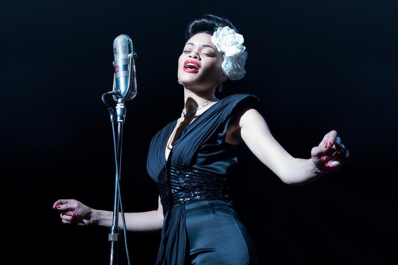 Die Vereinigten Staaten gegen Billie Holiday
Andra Day als Billie Holiday
SRF/Ascot Elite Entertainment – Bild: SF2 Die Vereinigten Staaten gegen Billie Holiday
Andra Day als Billie Holiday
SRF/Ascot Elite Entertainment – Bild: SF2