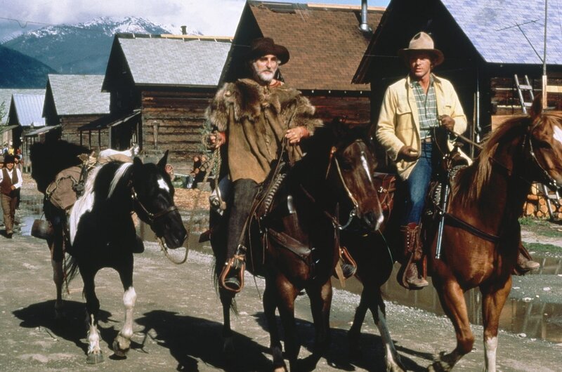 Bagshaw (Jeff Corey, l.); Jacob Taylor (Morgan Stevens, r.) – Bild: Beta Film Lizenzbild frei Bagshaw (Jeff Corey, l.); Jacob Taylor (Morgan Stevens, r.) – Bild: Beta Film Lizenzbild frei