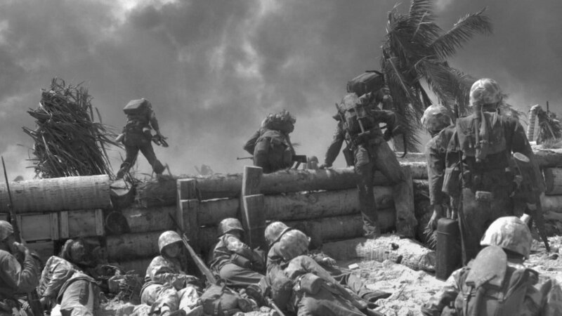Die Schlacht um die Gilbertinseln im November 1943. – Bild: ZDF und picture alliance./​picture alliance