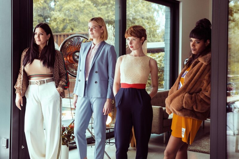 Von links: Elif (Jasmin Shakeri), Franzi (Llewellyn Reichman), Lena (Sarah Bauerett) und Jo (Salka Weber). – Bild: ZDF und Anne Wilk.