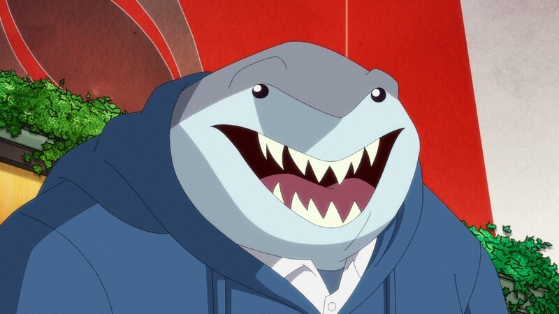 King Shark – Bild: 2023 Warner Media Direct, LLC. All Rights Reserved. HBO Max™ is used under license. THE DC LOGO, HARLEY QUINN and all related characters and elements © & ™ DC Comics. All Rights Reserved.