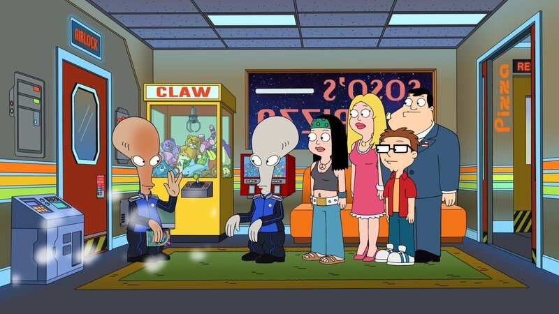 L-R: Roger, Hayley, Francine, Steve, Stan – Bild: TM & Turner Entertainment Networks, Inc. A WarnerMedia Company