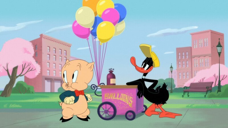 v.li.: Porky Pig, Daffy Duck – Bild: Warner Bros. Entertainment Inc. LOONEY TUNES and all related characters and elements are trademarks of and © Warner Bros. Entertainment Inc. All Rights Reserved