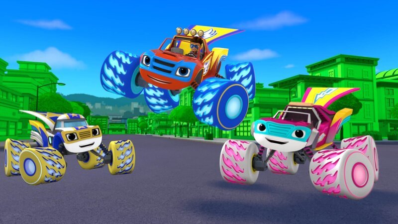L-R: Darington, Blaze, Watts – Bild: Nickelodeon Jr.