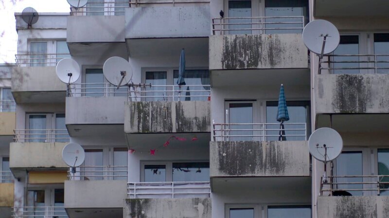 Block im Offenbacher Nordend. – Bild: HR