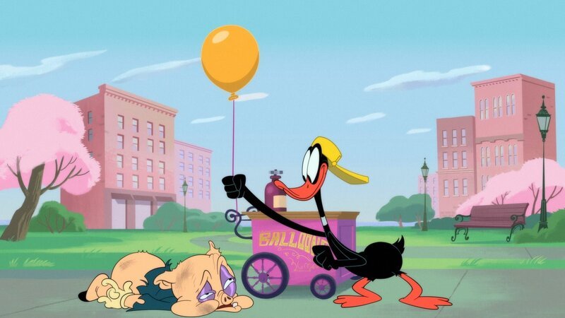 v.li.: Porky Pig, Daffy Duck – Bild: Warner Bros. Entertainment Inc. LOONEY TUNES and all related characters and elements are trademarks of and © Warner Bros. Entertainment Inc. All Rights Reserved