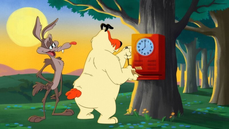 v.li.: Ralph Wolf, Sam Sheepdog – Bild: Warner Bros. Entertainment Inc. LOONEY TUNES and all related characters and elements are trademarks of and © Warner Bros. Entertainment Inc. All Rights Reserved