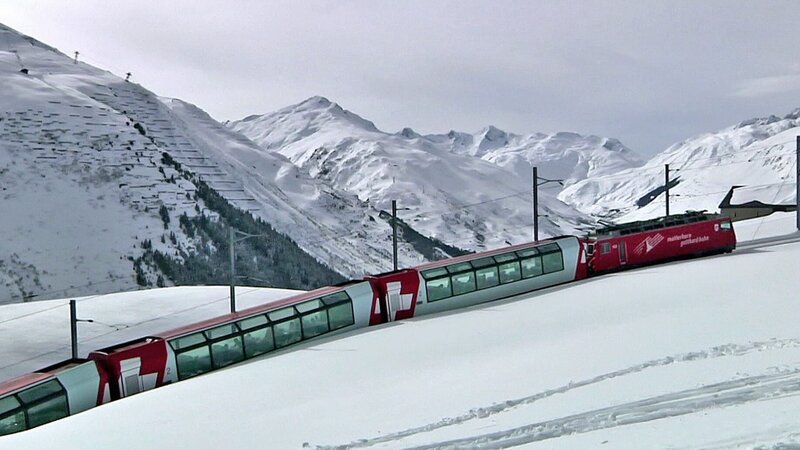 Dank der Panoramawagen können die Passagiere die sagenhafte Aussicht ungehindert genießen. – Bild: WELT