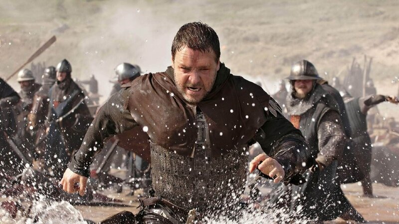 Robin Longstride (Russell Crowe) zieht mit der englischen Armee gegen die französischen Invasoren in den Kampf … – Bild: RTL / Universal Studios International Robin Longstride (Russell Crowe) zieht mit der englischen Armee gegen die französischen Invasoren in den Kampf … – Bild: RTL / Universal Studios International