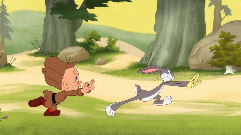 v.li.: Elmer Fudd, Bugs Bunny – Bild: Warner Bros. Entertainment Inc. LOONEY TUNES and all related characters and elements are trademarks of and © Warner Bros. Entertainment Inc. All Rights Reserved