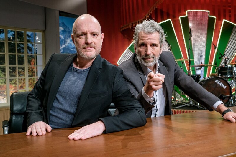L-R: Christoph Grissemann, Dirk Stermann. – Bild: ORF 1