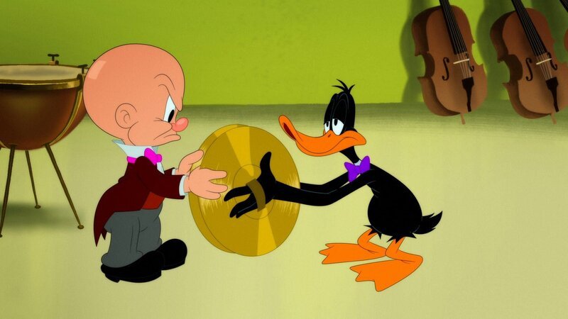 v.li.: Elmer Fudd, Daffy Duck – Bild: Warner Bros. Entertainment Inc. LOONEY TUNES and all related characters and elements are trademarks of and © Warner Bros. Entertainment Inc. All Rights Reserved