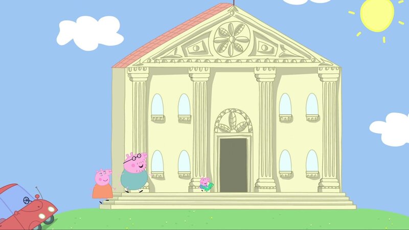 v.li.: Mummy Pig, Daddy Pig, George Pig – Bild: Paramount