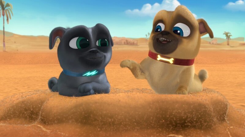 L-R: Bingo, Rolly – Bild: Disney Junior