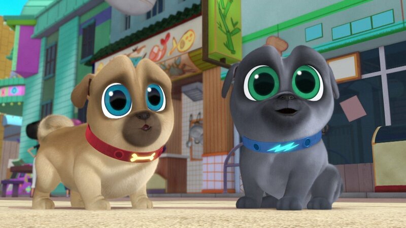 L-R: Rolly, Bingo – Bild: Disney