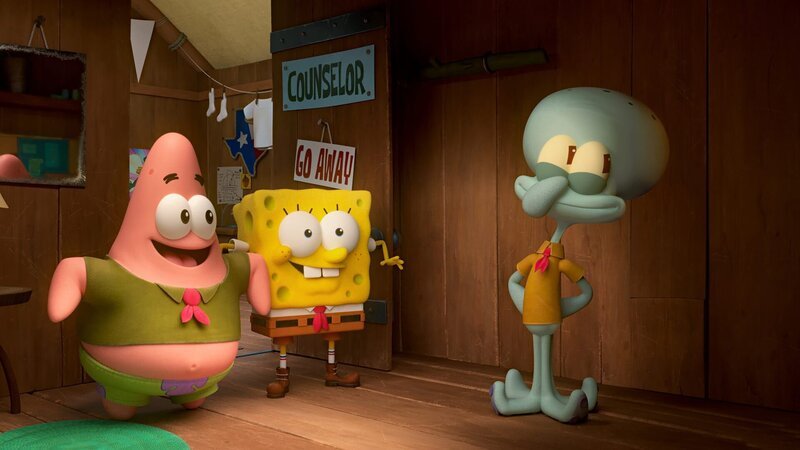 v.li.: Patrick, SpongeBob, Squidward – Bild: Paramount