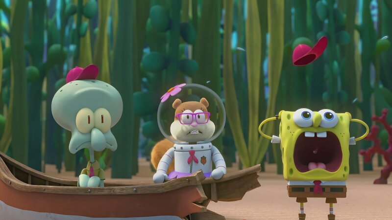 v.li.: Squidward, Sandy, SpongeBob – Bild: Paramount