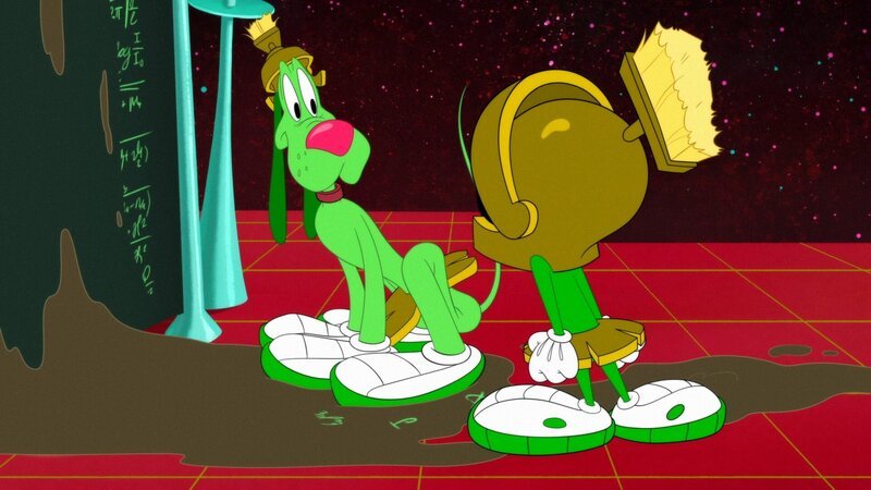 v.li: K-9, Marvin the Martian – Bild: Warner Bros. Entertainment Inc. LOONEY TUNES and all related characters and elements are trademarks of and © Warner Bros. Entertainment Inc. All Rights Reserved