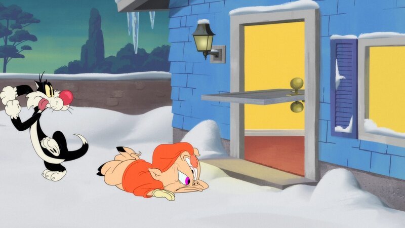 v.li.: Sylvester, Porky Pig – Bild: Warner Bros. Entertainment Inc. LOONEY TUNES and all related characters and elements are trademarks of and © Warner Bros. Entertainment Inc. All Rights Reserved
