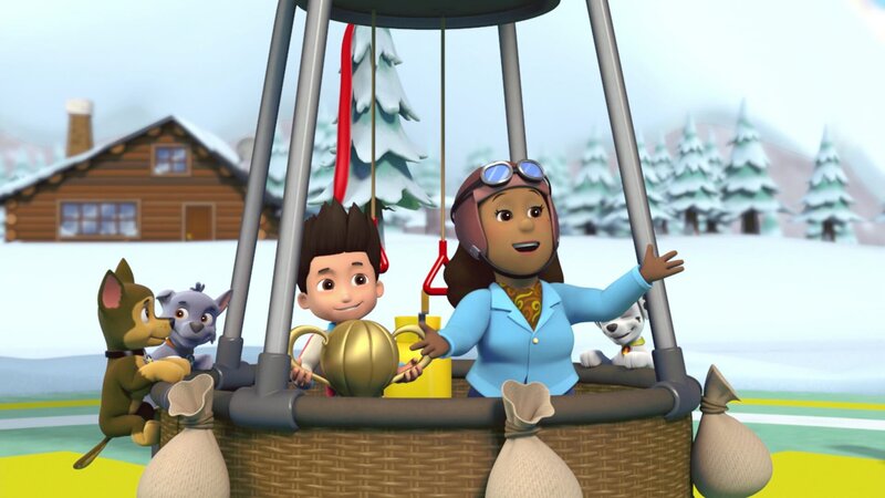 L-R: Chase, Rocky, Ryder, Mayor Goodway, Marshall – Bild: ViacomCBS