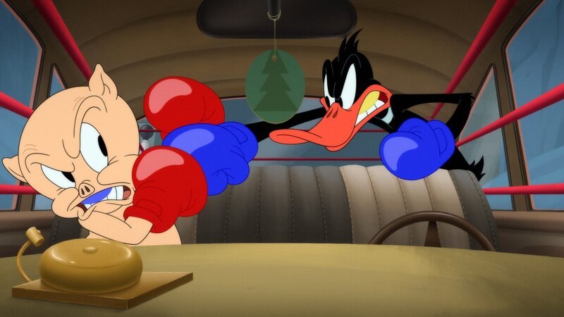 v.li.: Porky Pig, Daffy Duck – Bild: Warner Bros. Entertainment Inc. LOONEY TUNES and all related characters and elements are trademarks of and © Warner Bros. Entertainment Inc. All Rights Reserved