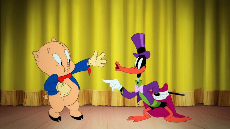 v.li.: Porky Pig, Daffy Duck – Bild: Warner Bros. Entertainment Inc. LOONEY TUNES and all related characters and elements are trademarks of and © Warner Bros. Entertainment Inc. All Rights Reserved