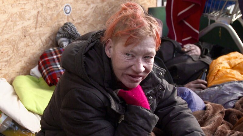 A homeless woman – Bild: SPIEGEL TV