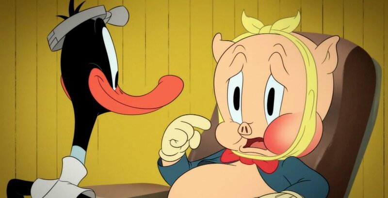 v.li.: Daffy Duck, Porky Pig – Bild: Warner Bros. Entertainment Inc. LOONEY TUNES and all related characters and elements are trademarks of and © Warner Bros. Entertainment Inc. All Rights Reserved