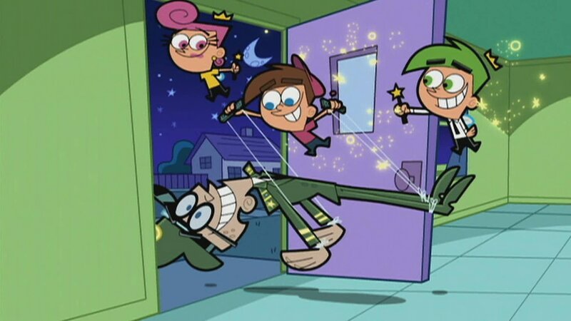 Oben, l-r: Wanda, Timmy, Cosmo. Unten: Mr. Crocker. – Bild: 2012 Viacom, International, Inc. All rights reserved