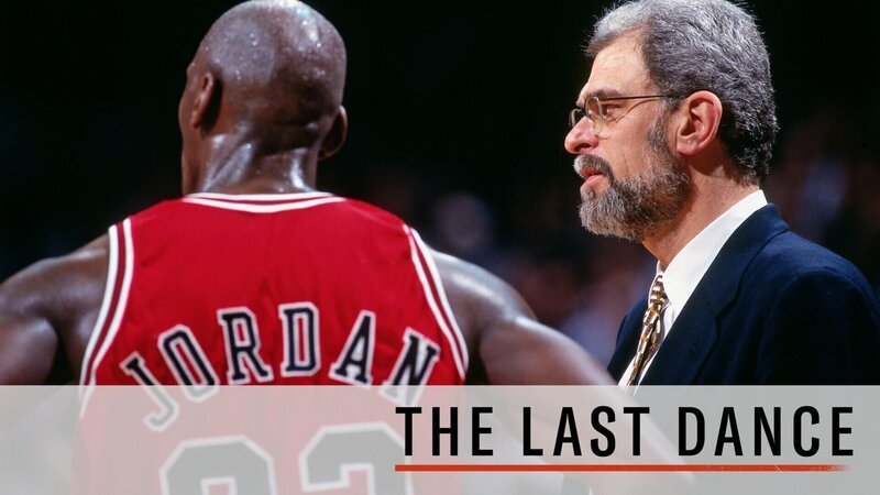 Michael Jordan (l.) und Phil Jackson (r.) +++ – Bild: RTL /​ ESPN /​ Folge 4