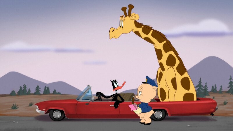 Daffy Duck (l.), Porky Pig (vorne) – Bild: Warner Bros. Entertainment Inc. LOONEY TUNES and all related characters and elements are trademarks of and © Warner Bros. Entertainment Inc. All Rights Reserved