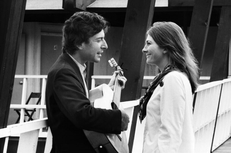 Hallelujah: Leonard Cohen, ein Leben, ein Lied – Bild: David Gahr/​Getty Images /​ Leonard Cohen und Judy Collins backstage beim Newport Folk Festival im Juli 1967 in Newport, Rhode Island